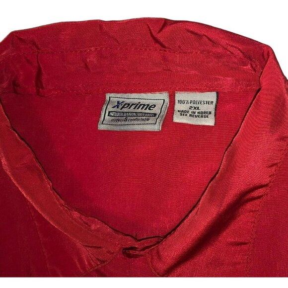 VTG HIP HOP 90s SHIRT SZ 2XL EAR TO THE STREETS BREAK DANCING RED HOMBRE MENS - Picture 5 of 6